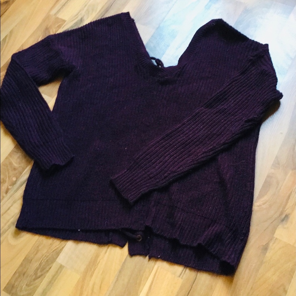 Ladies Purple Sweater
